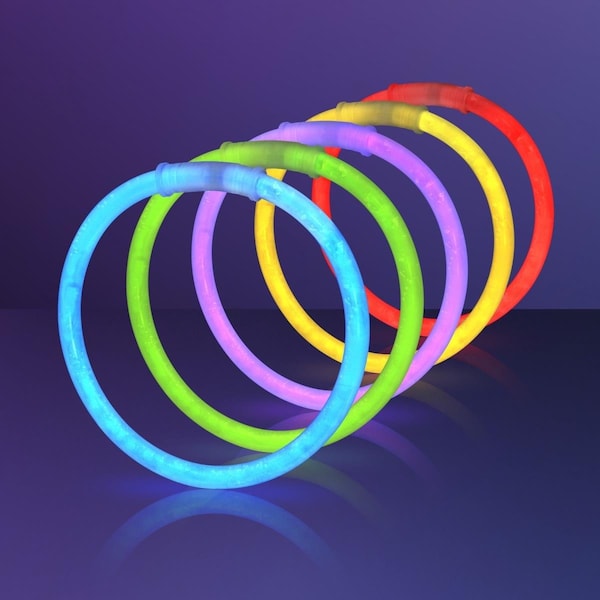 Endless Games Glow Bracelet Assorted Color Tube of Fifty EN2798922 - main